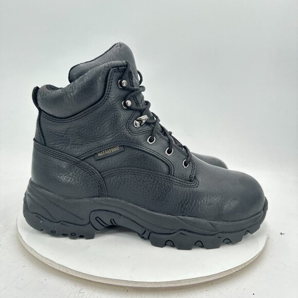 Chippewa 55175 Men Size 7.5 Black Leather Waterproof Ankle Work Boot main image 11
